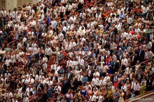 (Trent Nelson  |  The Salt Lake Tribune) General Conference on Sunday, Oct. 6, 2024.