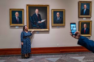 (Trent Nelson  |  The Salt Lake Tribune) 
 at General Conference on Sunday, Oct. 6, 2024.