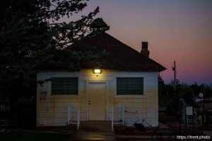 (Trent Nelson  |  The Salt Lake Tribune) The historic school, Colorado City on Wednesday, Oct. 23, 2024.