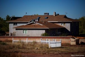 (Trent Nelson  |  The Salt Lake Tribune) The Blue House, Colorado City on Wednesday, Oct. 23, 2024.