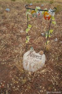 (Trent Nelson  |  The Salt Lake Tribune) Children's Cemetery, Hildale on Wednesday, Oct. 23, 2024.