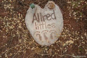 (Trent Nelson  |  The Salt Lake Tribune) Children's Cemetery, Hildale on Wednesday, Oct. 23, 2024.