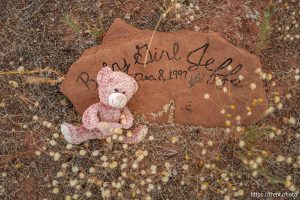 (Trent Nelson  |  The Salt Lake Tribune) Children's Cemetery, Hildale on Wednesday, Oct. 23, 2024.