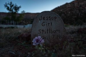 (Trent Nelson  |  The Salt Lake Tribune) Children's Cemetery, Hildale on Wednesday, Oct. 23, 2024.