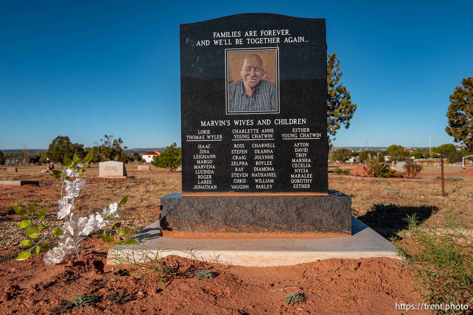 (Trent Nelson  |  The Salt Lake Tribune) Cemetery, Colorado City on Wednesday, Oct. 23, 2024.