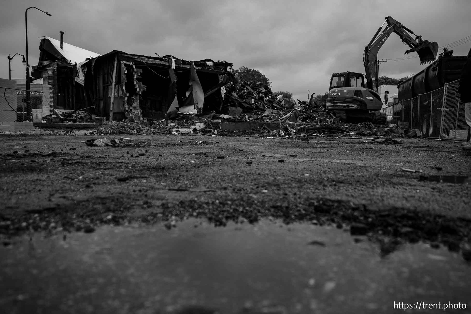 State Street demolition, Salt Lake City on Tuesday, Oct. 29, 2024.