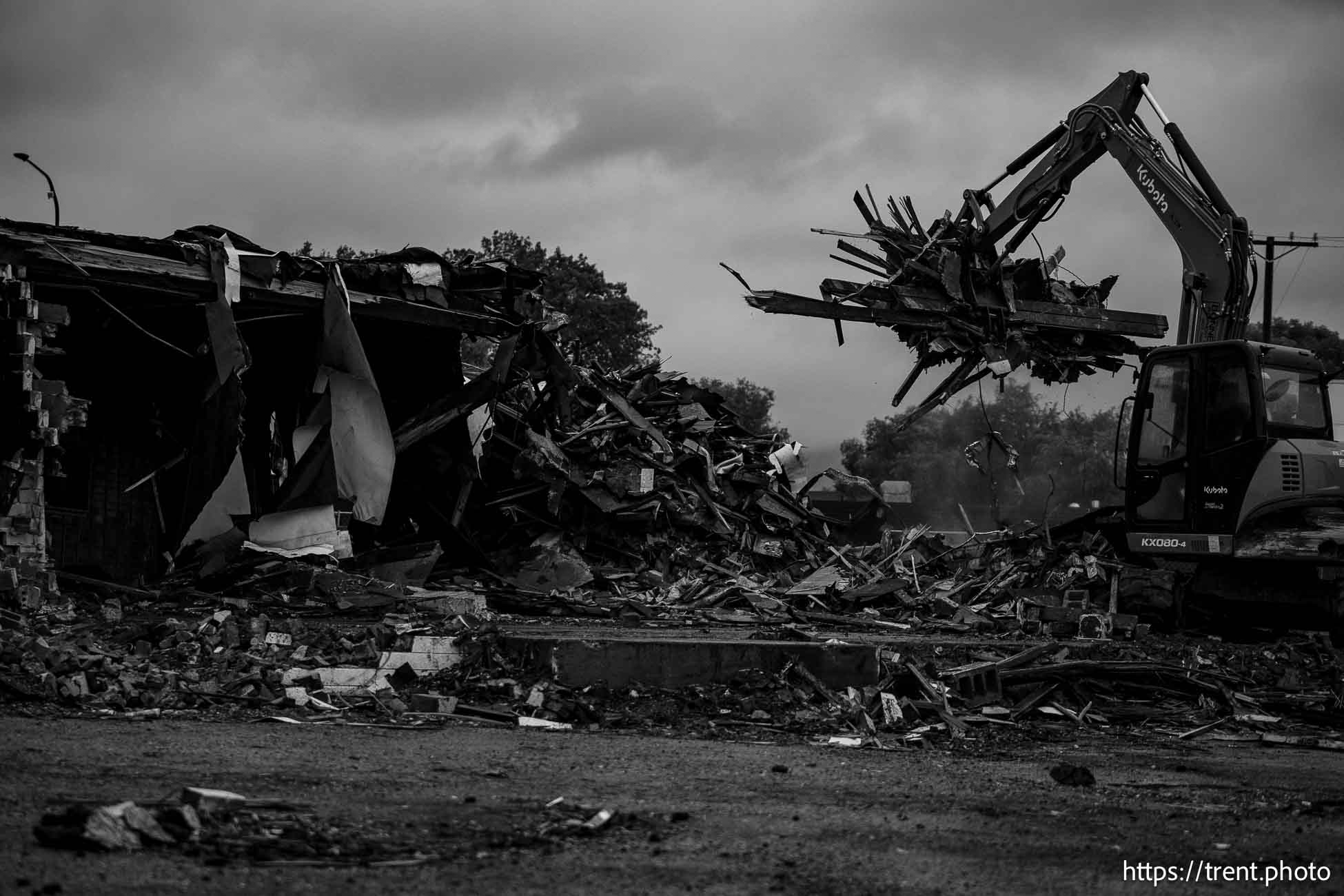 State Street demolition, Salt Lake City on Tuesday, Oct. 29, 2024.