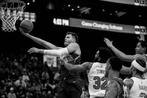 (Trent Nelson  |  The Salt Lake Tribune) Utah Jazz center Walker Kessler (24) as the Utah Jazz host the New York Knicks, NBA basketball in Salt Lake City on Saturday, Nov. 23, 2024.