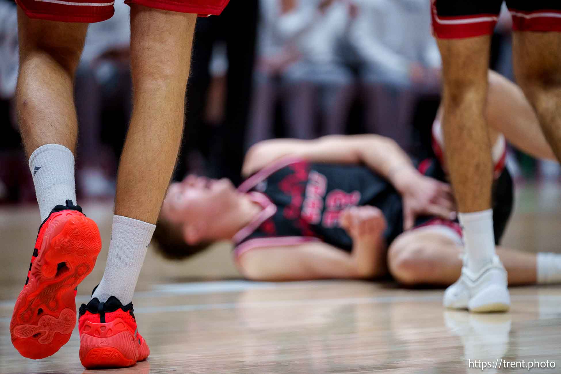 (Trent Nelson  |  The Salt Lake Tribune) 
as Utah hosts Eastern Washington, NCAA basketball in Salt Lake City on Saturday, Nov. 30, 2024.