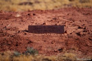 James B. McCown, Isaac Carling cemetery in Colorado City, Arizona on Tuesday, Dec. 10, 2024.