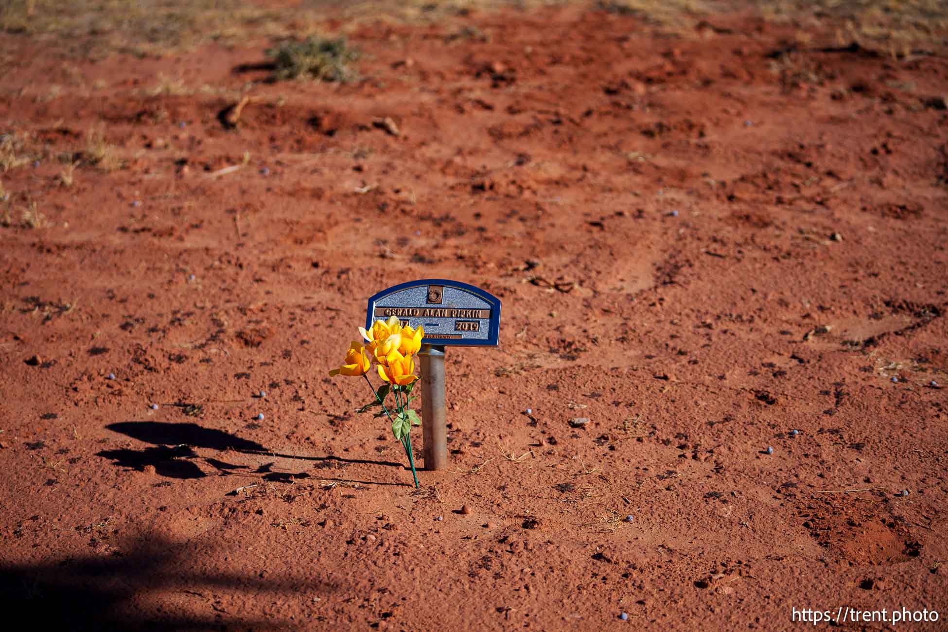 Gerald Alan Pipkin, Isaac Carling cemetery in Colorado City, Arizona on Tuesday, Dec. 10, 2024.