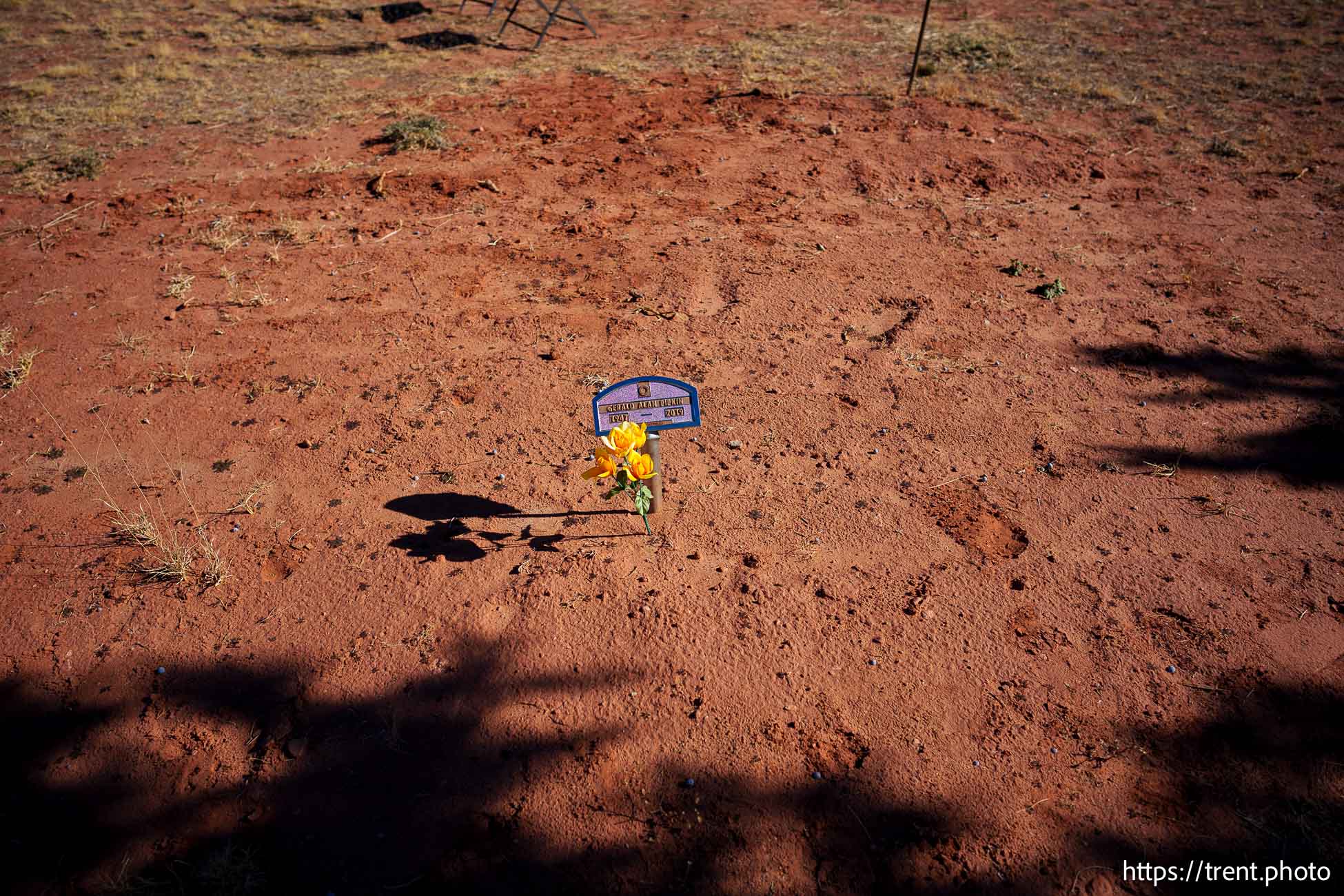 Gerald Alan Pipkin, Isaac Carling cemetery in Colorado City, Arizona on Tuesday, Dec. 10, 2024.