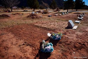 Benjamin Johnson, Isaac Carling cemetery in Colorado City, Arizona on Tuesday, Dec. 10, 2024.