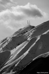 clouds and antennas, on Thursday, Jan. 2, 2025.