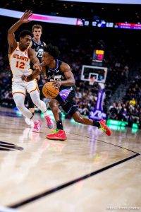 (Trent Nelson  |  The Salt Lake Tribune) Utah Jazz guard Collin Sexton (2) as the Utah Jazz host the Atlanta Hawks, NBA basketball  in Salt Lake City on Tuesday, Jan. 7, 2025.