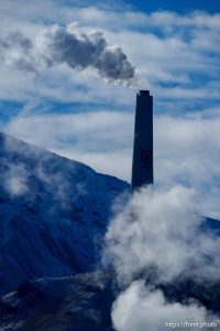 Kennecott Garfield Smelter Stack, Magna on Sunday, Jan. 12, 2025.