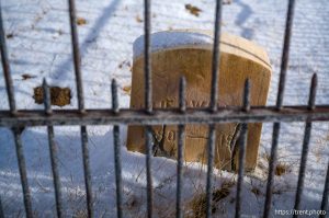 Stockton cemetery on Sunday, Jan. 12, 2025.