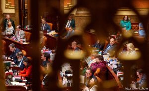(Trent Nelson  |  The Salt Lake Tribune) Legislators in the House Chamber at the Utah Capitol in Salt Lake City on Friday, Feb. 7, 2025.