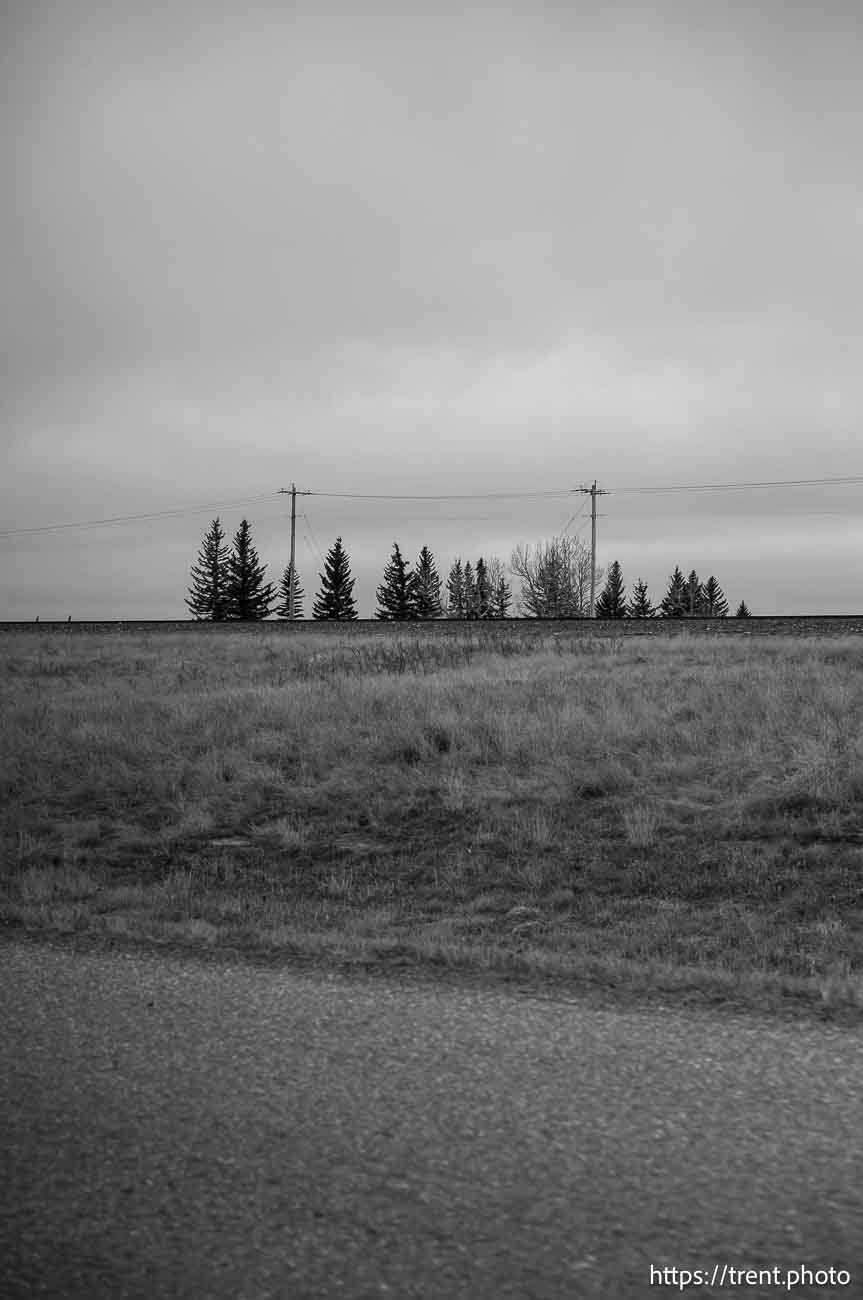 driving to the border, on Monday, March 31, 2025.