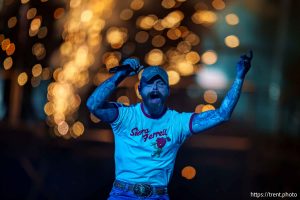 (Trent Nelson  |  The Salt Lake Tribune) Post Malone performs at Rice-Eccles Stadium in Salt Lake City on Tuesday, April 29, 2025.