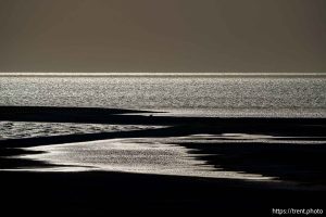 (Trent Nelson  |  The Salt Lake Tribune) The Great Salt Lake and Antelope Island on Monday, May 12, 2025.