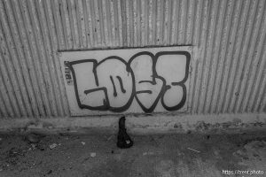 lost, graffiti in Salt Lake City on Thursday, May 29, 2025.