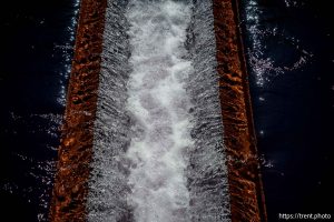 (Trent Nelson  |  The Salt Lake Tribune) Water in the oxygenation process at the Quail Creek Water Treatment Plant in Hurricane on Tuesday September 16, 2025.