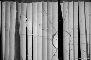 broken window, State Street in Salt Lake City on Friday, Oct. 24, 2025.