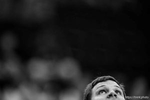 (Trent Nelson  |  The Salt Lake Tribune) Utah Jazz center Walker Kessler (24) as the Utah Jazz host the Portland Trail Blazers, NBA basketball in Salt Lake City on Wednesday, Oct. 29, 2025.