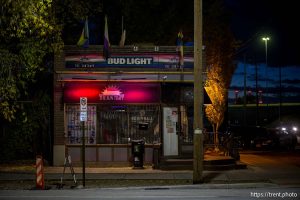(Trent Nelson  |  The Salt Lake Tribune) The SunTrapp, closed, in Salt Lake City on Friday, Nov. 7, 2025.