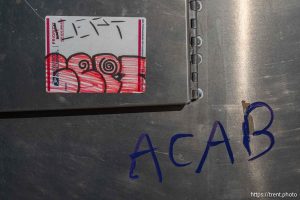 sticker, Salt Lake City on Monday, Nov. 10, 2025.