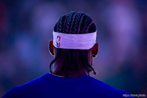 (Trent Nelson  |  The Salt Lake Tribune) Utah Jazz forward Taylor Hendricks (0) as the Utah Jazz host the Houston Rockets, NBA basketball in Salt Lake City on Monday, Dec. 1, 2025.