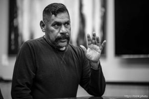 (Trent Nelson  |  The Salt Lake Tribune) Marco Antonio Mancilla talks about being detained by ICE during an interview in Murray on Wednesday, Dec. 3, 2025.